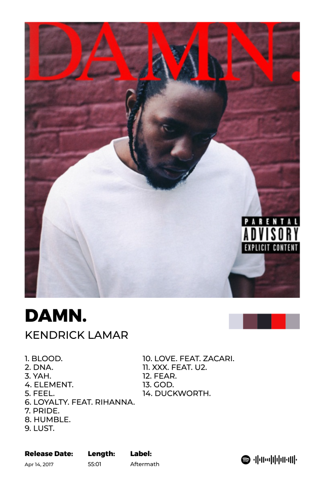 DAMN. poster