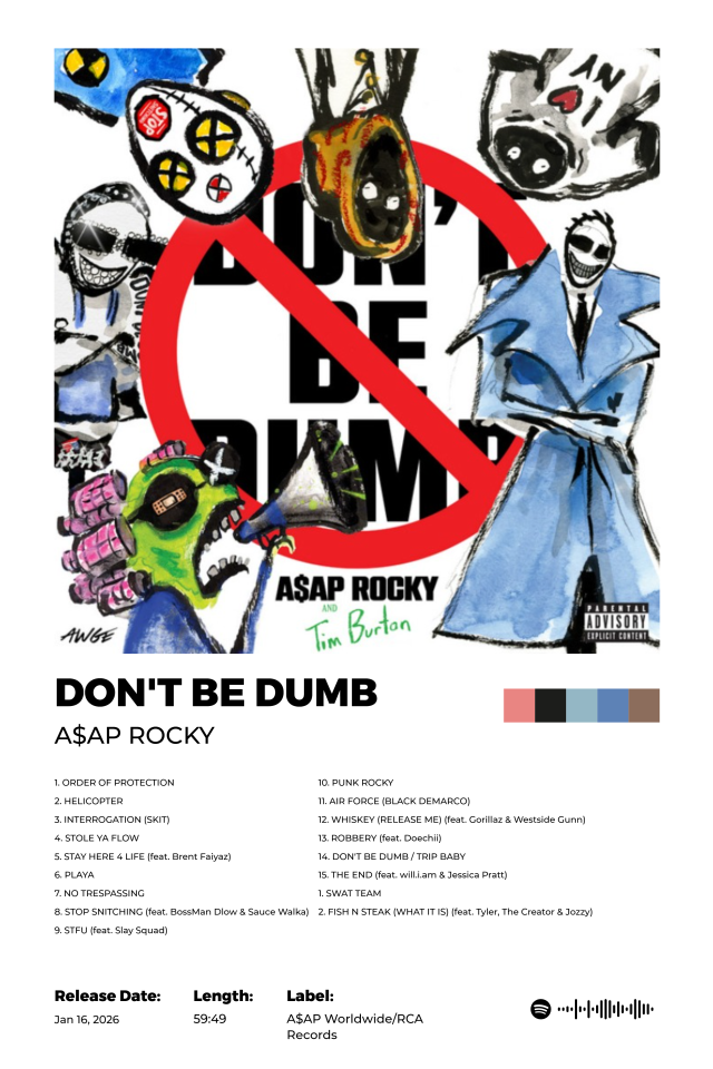 Don't be dumb poster