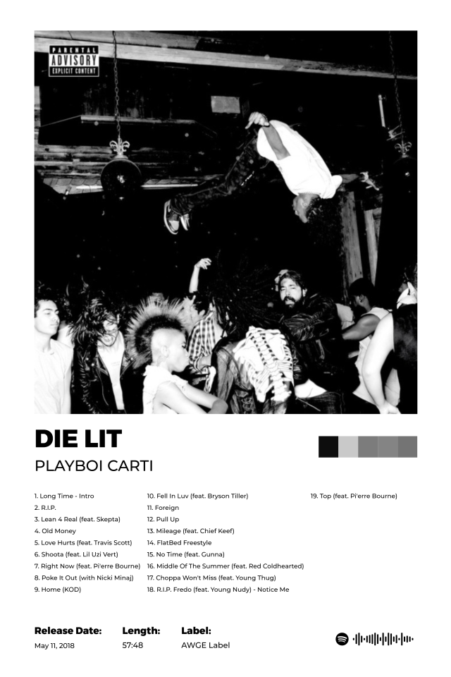 Die lit poster