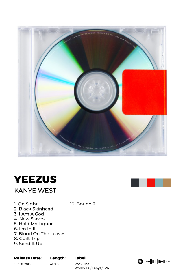 Yeezus poster