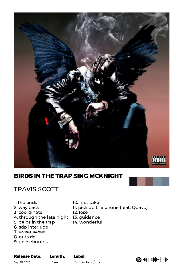 Birds in the trap sing McKnight poster