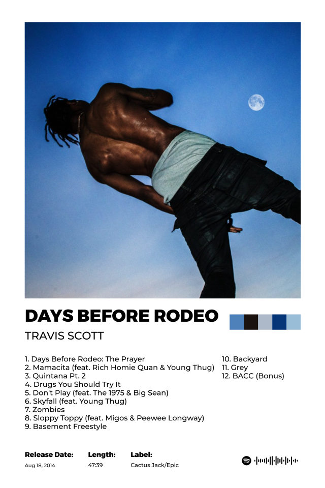 Days before rodeo poster