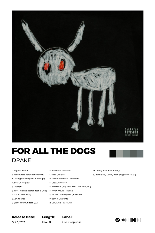 For all the dogs poster