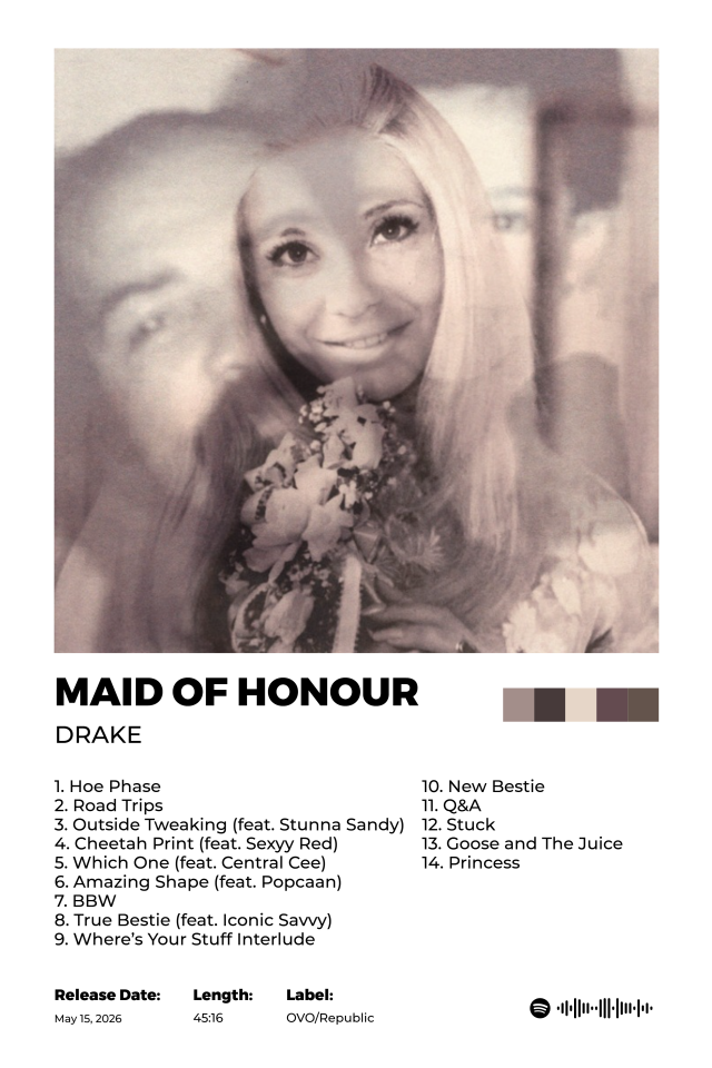 Maid of honour poster