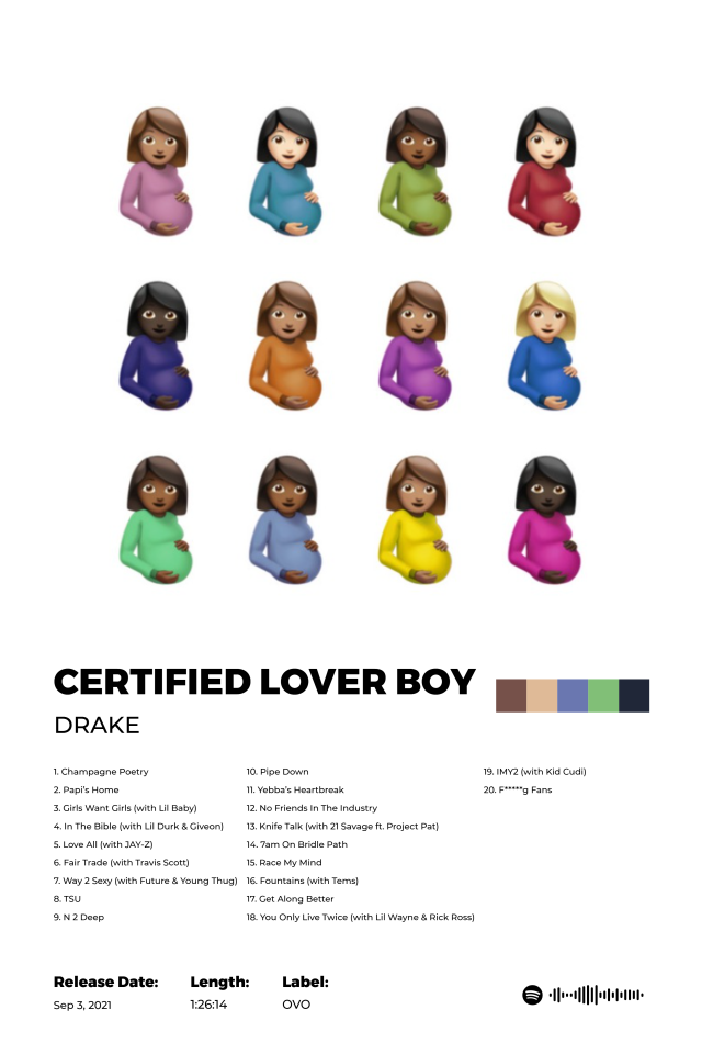 Certified lover boy poster