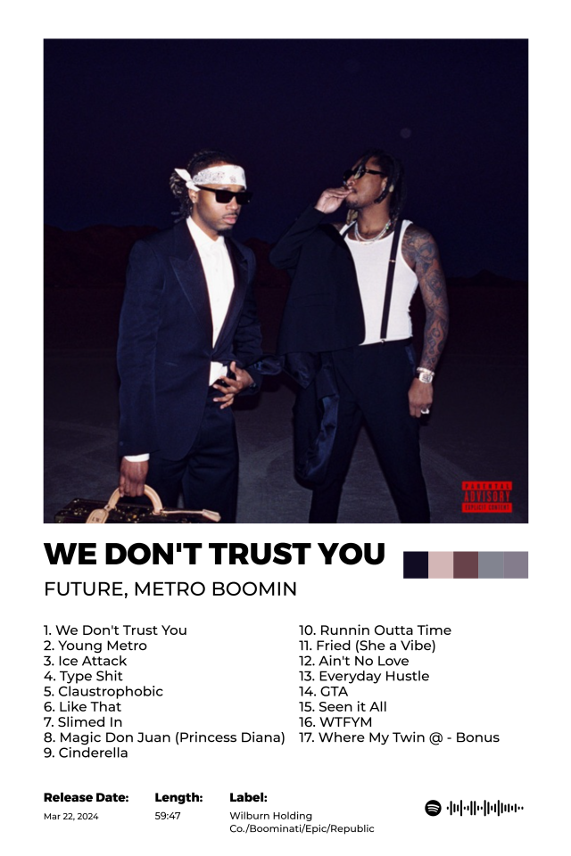 We don't trust you poster