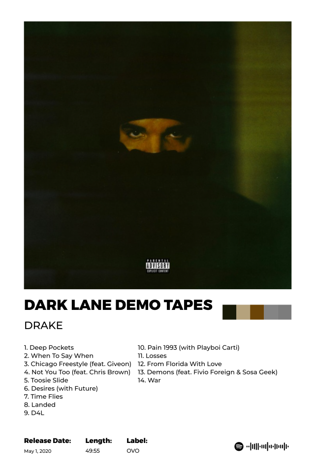 Dark lane demo tapes poster