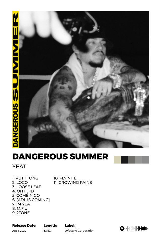 Dangerous summer poster