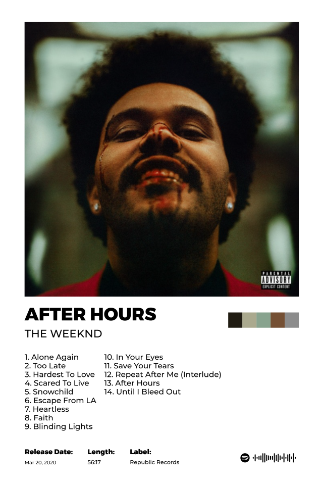 After Hours poster