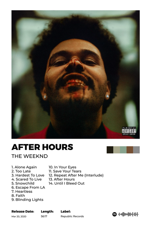 After Hours poster
