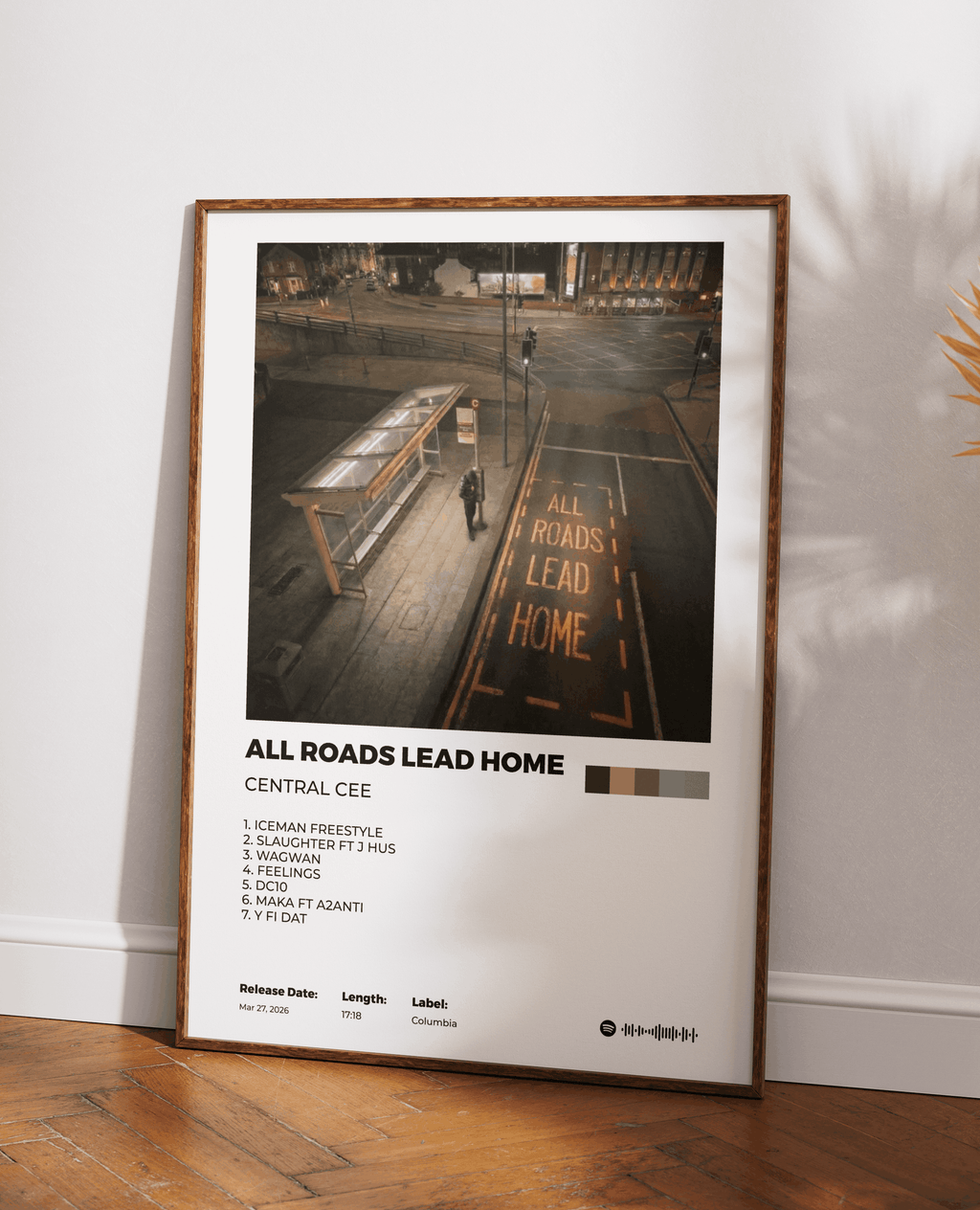 All roads lead home poster