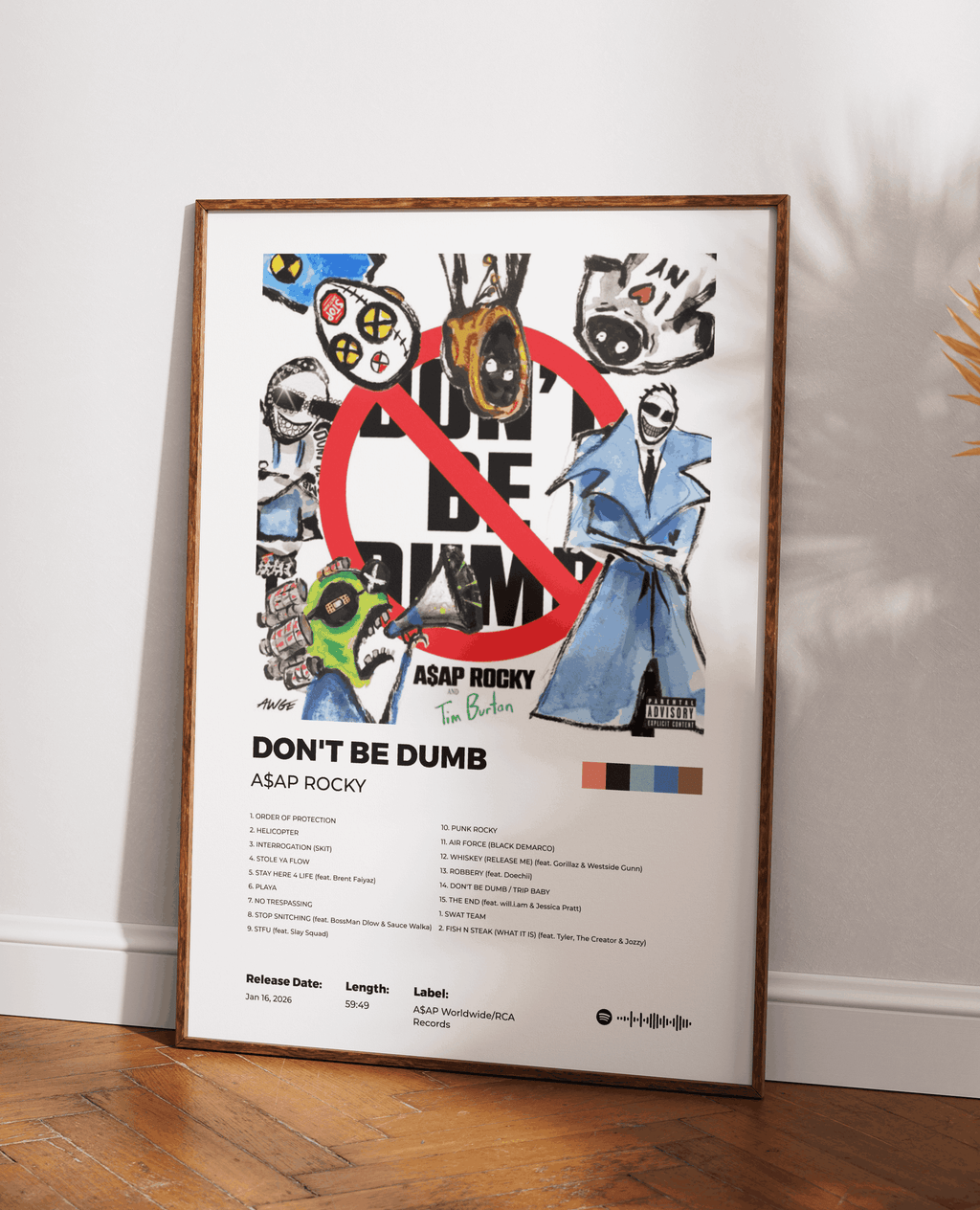 Don't be dumb poster