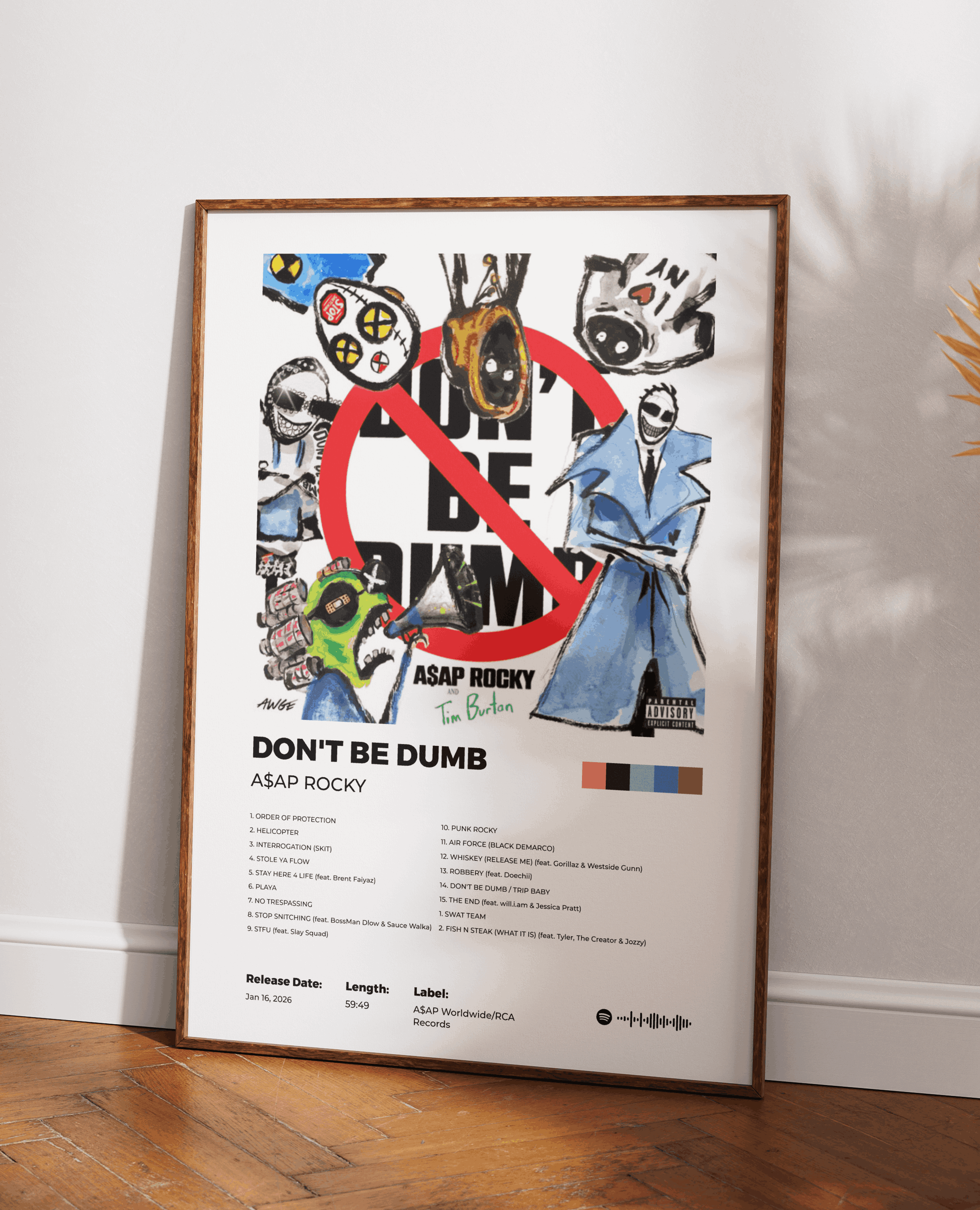 Don't be dumb poster
