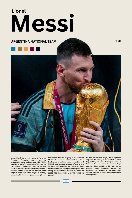 Messi poster