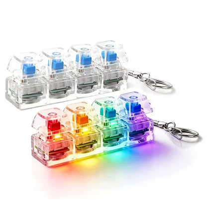 Keyboard Keychain RGB Fidget Toy