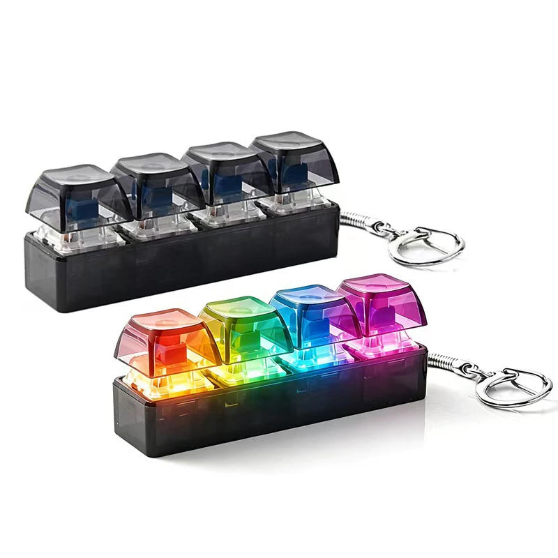 Keyboard Keychain RGB Fidget Toy