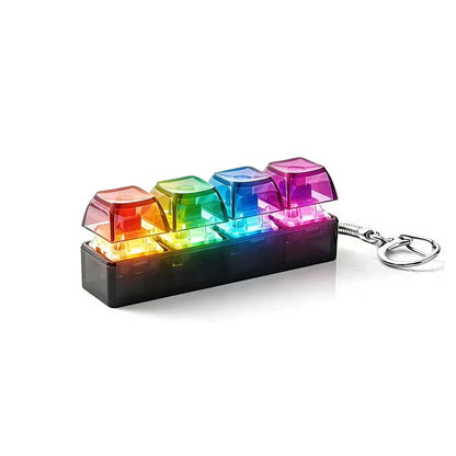 Keyboard Keychain RGB Fidget Toy