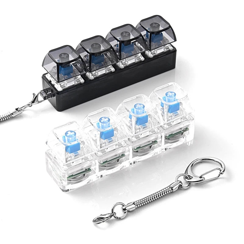Keyboard Keychain RGB Fidget Toy