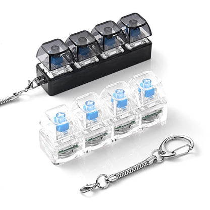 Keyboard Keychain RGB Fidget Toy