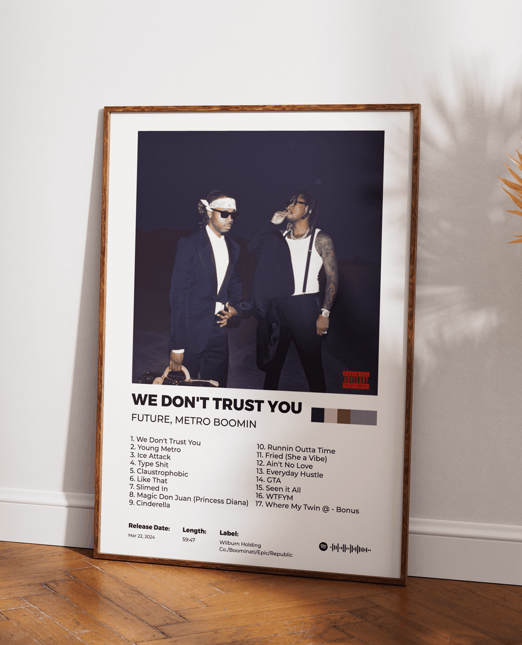 We don't trust you poster