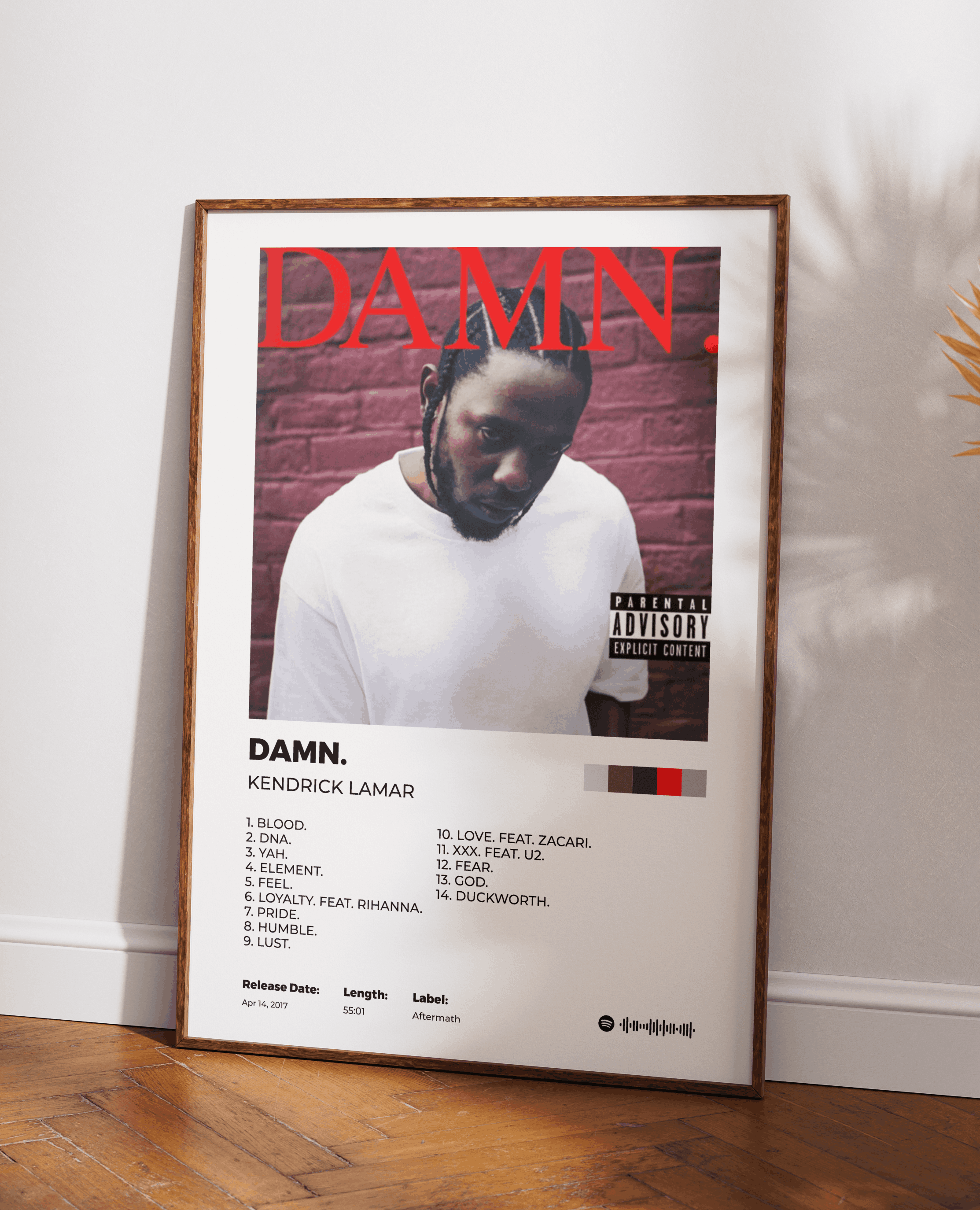 DAMN. poster