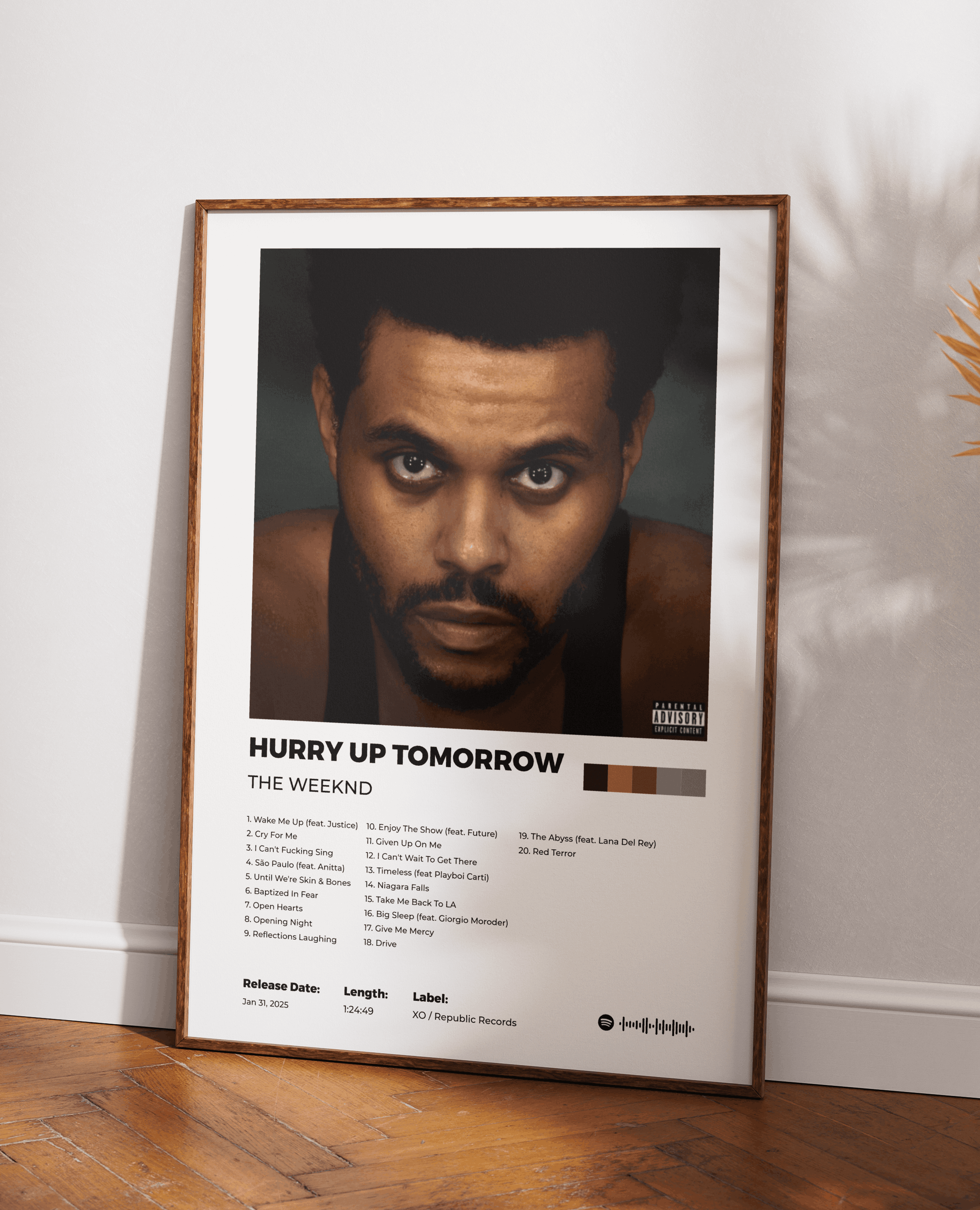 Hurry up tomorrow poster