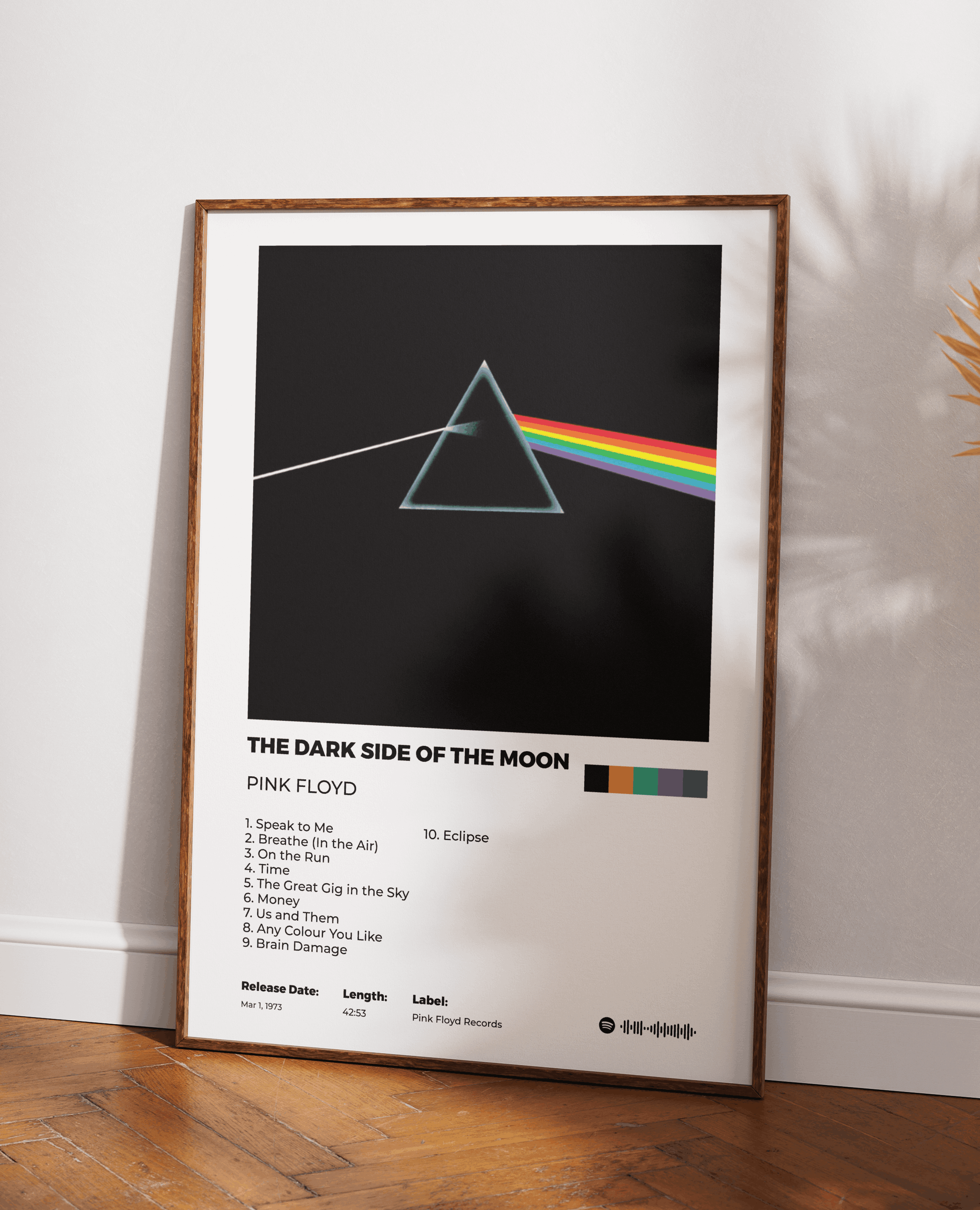 The dark side of the moon poster
